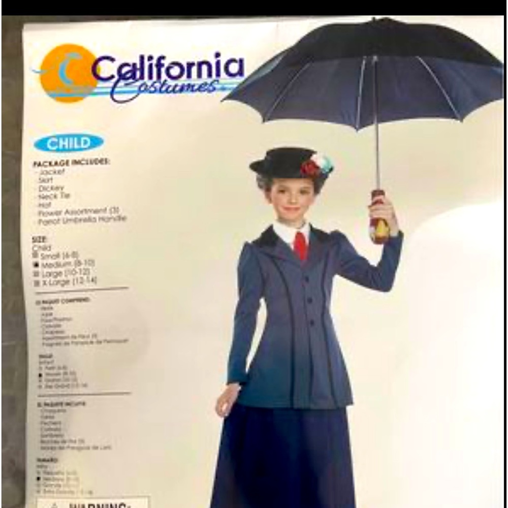 Youth Mary Poppins Costume